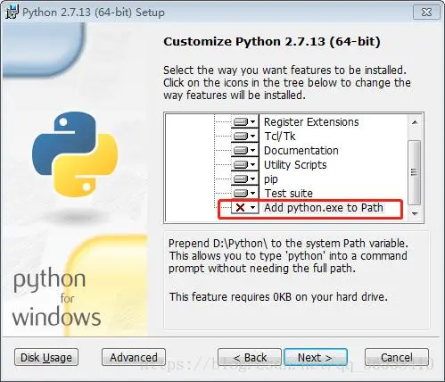 Python2.7在Windows环境下的下载、安装和配置