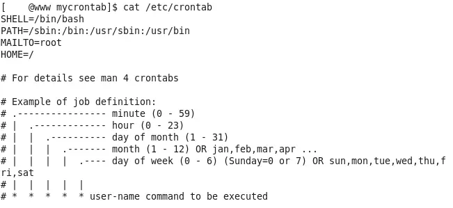 ~Linux下crond服务与crontab命令的调研~