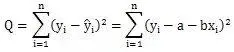 最小二乘法求回归直线方程的推导过程