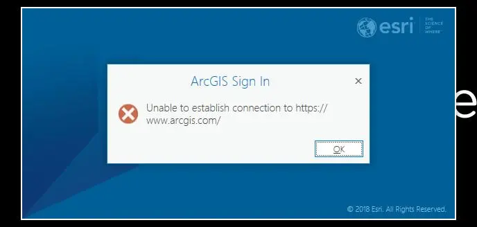ArcGIS Pro打开后无法连接到arcgis.com