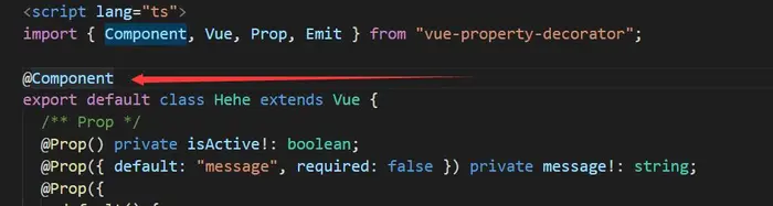 [vue+typescript]Property or method "xxx" is not defined on the instance but referenced during render
