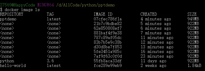 Docker的基本使用(部署python项目)