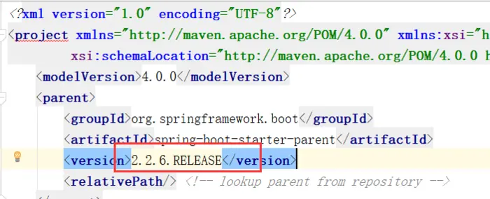 自动构建SB项目，pom.xml报错Failure to transfer org.springframework.boot:spring-boot-starter-parent:pom:2.2.6.