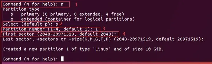 linux（十三）之磁盘分区、创建文件系统、挂载