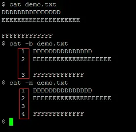 Linux中查看文本文件内容命令cat/tac/nl/more/less/head/tail/vi总结