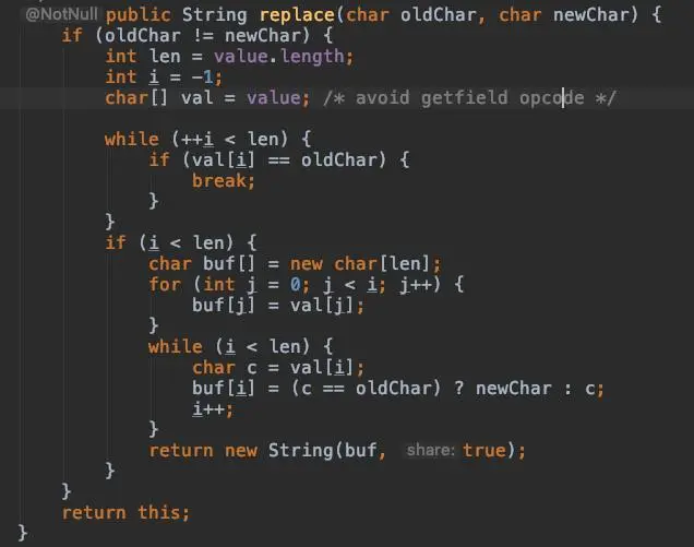 Java中String类的常用方法源码解析（二）