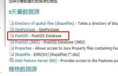Geoserver+Postgresql+PostGIS进行数据发布：geoserver使用postGis发布的数据
