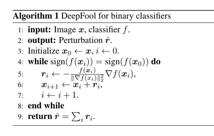 DeepFool: a simple and accurate method to fool deep neural networks