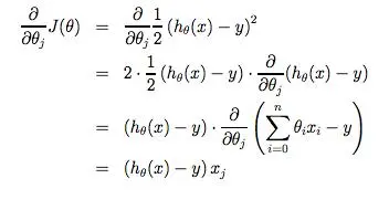 Coursera 机器学习（by Andrew Ng）课程学习笔记 Week 1——简单的线性回归模型和梯度下降