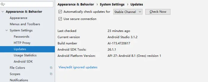 Android Studio 如何更新到新版本以及需要注意的问题有哪些