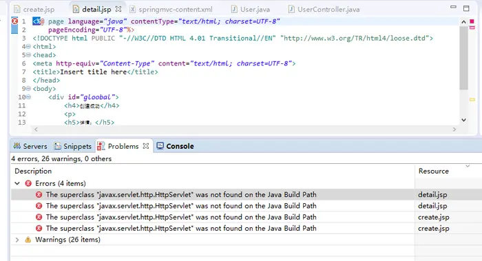 解决The superclass "javax.servlet.http.HttpServlet" was not found on the Java Build Path