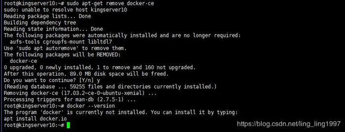 Ubuntu16.04中Docker的卸载和安装