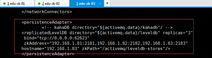 分布式架构学习之：028--ActiveMQ高可用集群(zookeeper+leveldb)安装、配置、高可用测试