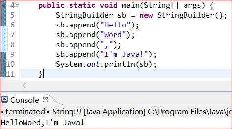 Java中StringBuffer、StringBuilder和String（+）区别
