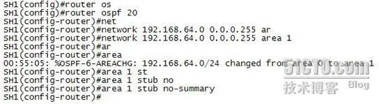 OSPF的多区域配置