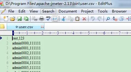 Jmeter-csv文件参数化