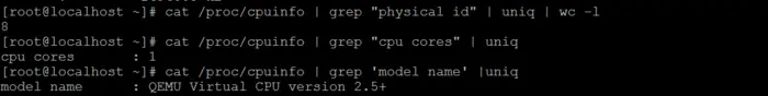 Linux下查看CPU型号,内存大小,硬盘空间的命令以及详解