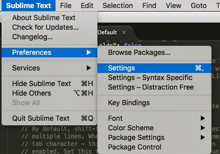 Mac下关闭Sublime Text 3的更新检查