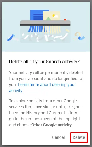 如何删除Google搜索和Chrome浏览器历史记录？