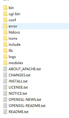 Apache 2.4（一）下载、安装配置与卸载