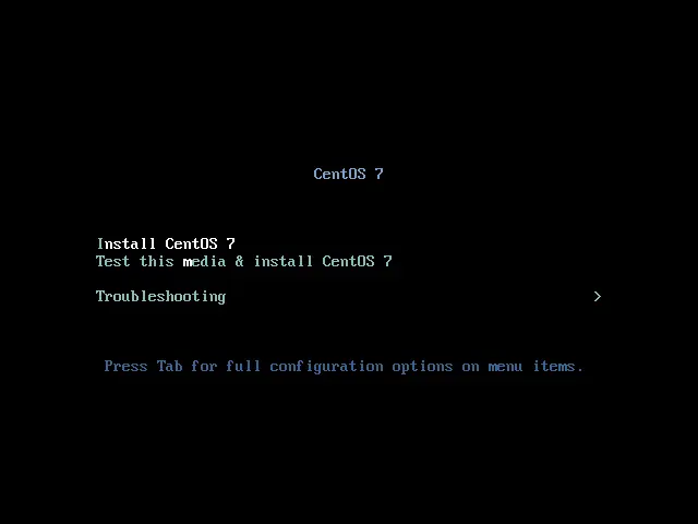 CentOS7 在 VirtualBox 上的安装配置（1） -- 系统安装篇