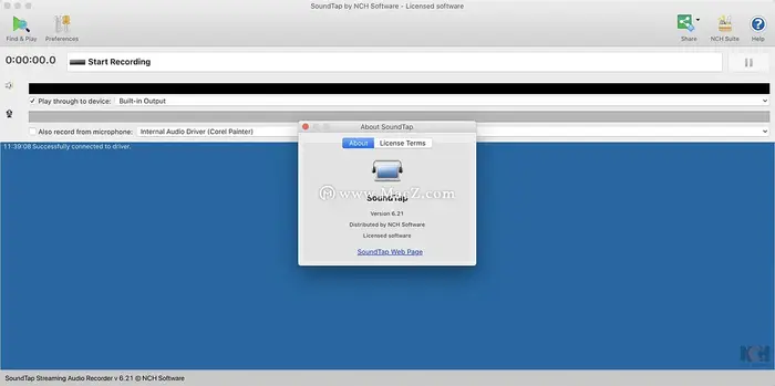 NCH SoundTap Plus for mac(苹果电脑录音软件)