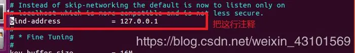 远程连接数据库：ERROR 2003 (HY000): Can't connect to MySQL server on '192.168.154.143' (10061)