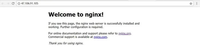 linux上安装ngnix服务器实践--（使用得是阿里云ECS,装的系统是centos7
