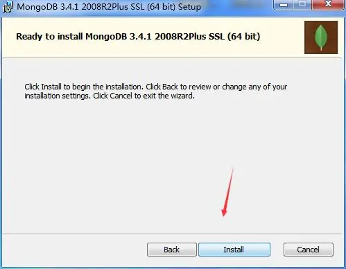 详细图解mongodb 3.4.1 win7x64安装