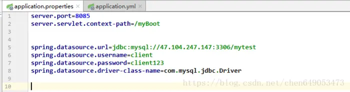 【springboot】【二】 properties 与 yml 配置文件