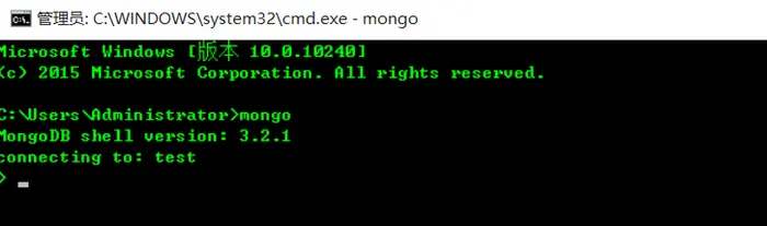 MongoDB安装配置（Windows版）