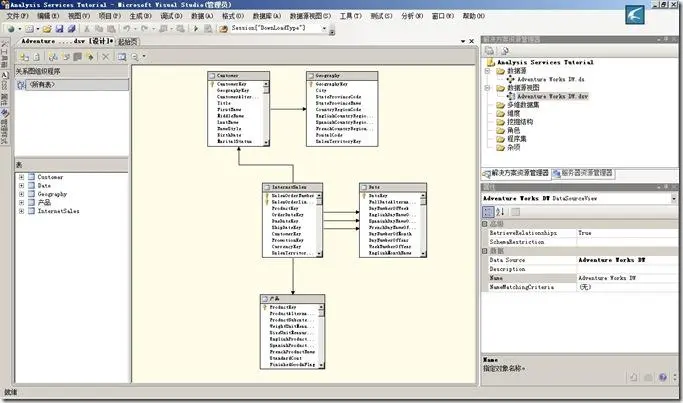 SQL Server 2008 Analysis Services 多维数据库一步一步从入门到精通（一）--- 创建 Analysis Services 项目（图）...