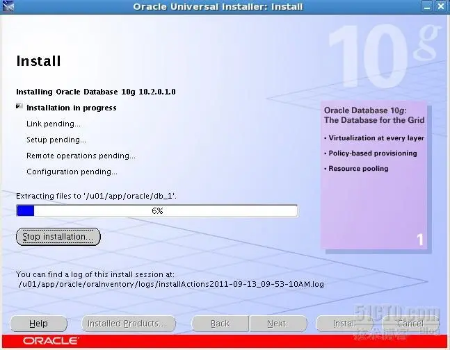RHEL5.4 + Openfiler iSCSI 安装Oracle 10g的RAC （四）