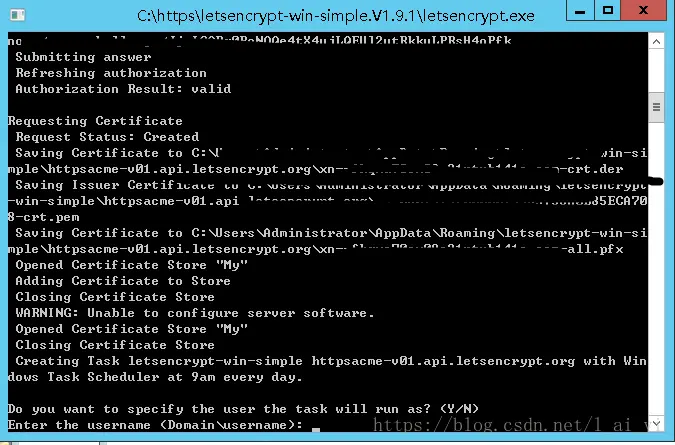Let's Encrypt免费SSL证书的申请及使用-Windows-Tomcat版