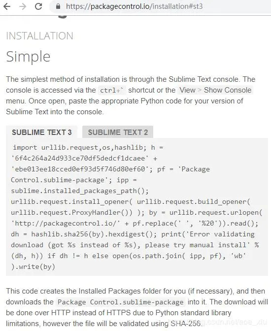 配置sublime text 3搭建python运行环境（包括package control和插件安装+运行快捷方式）