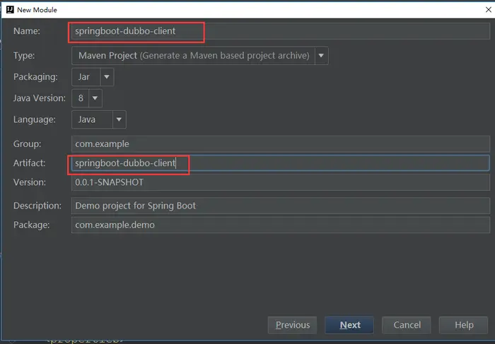 Springboot整合dubbo构建maven多模块项目（一）- 项目创建和pom.xml中jar包配置