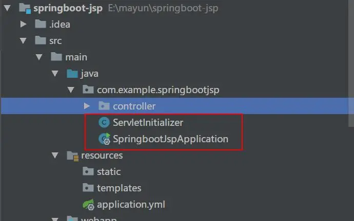SpringBoot使用外部tomcat容器集成JSP支持
