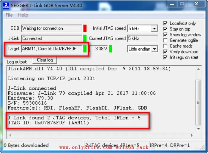 Windows下搭建ARM11裸机开发环境(3):Eclipse+JLink调试代码