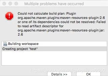 Could not calculate build plan: Plugin org.apache.maven.plugins:maven-resources-plugin:2.6 【已转存】