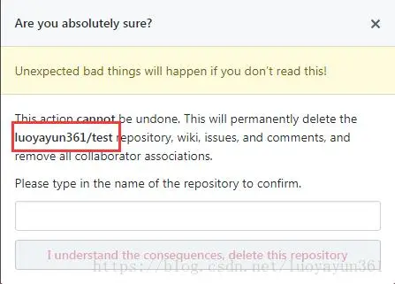 GitHub如何删除项目库Repositories（超详细）