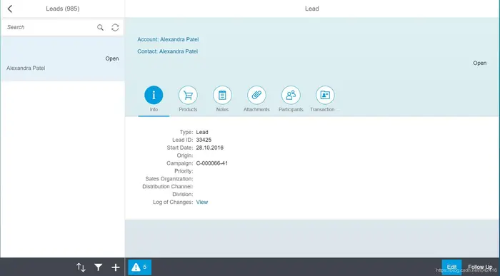 SAP Fiori Lead应用中Accept按钮显示隐藏的逻辑