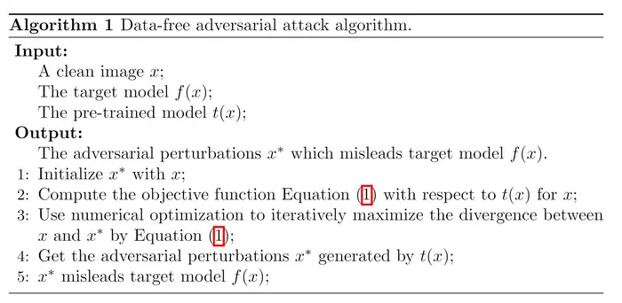 Data-Free Adversarial Perturbations for Practical Black-Box Attack阅读笔记