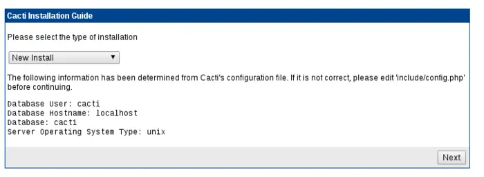 实战Cacti网络监控(1)——基础安装配置