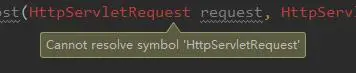 IDEA异常 cannot resolve symbol 'HttpServletRequest'