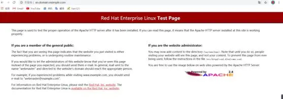 Red Hat 7.5搭建web服务器