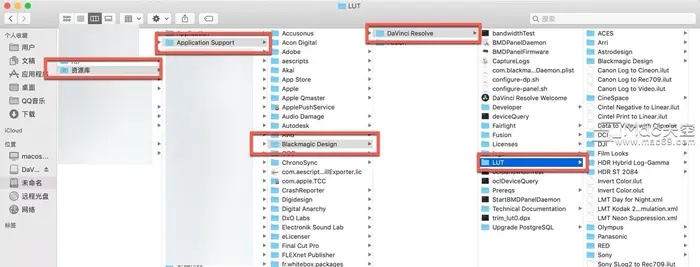 如何在Mac版达芬奇中安装使用LUT调色预设？达芬奇lut调色预设安装使用教程