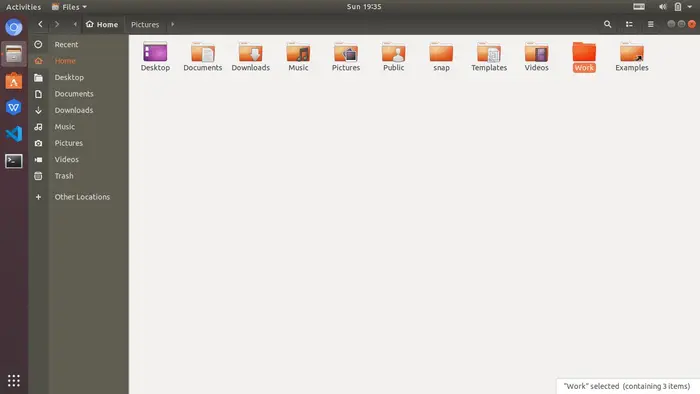 ubuntu18.04添加自定义文件夹到侧边栏
