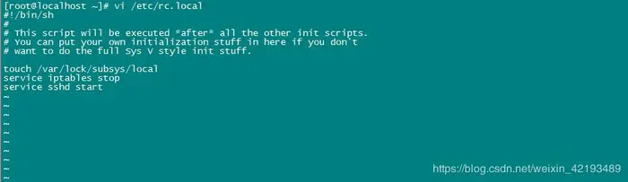 linux系统如何设置把ssh等一些服务随系统开机自动启动？