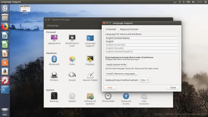 Ubuntu 16.04 中安装Sogou拼音输入法