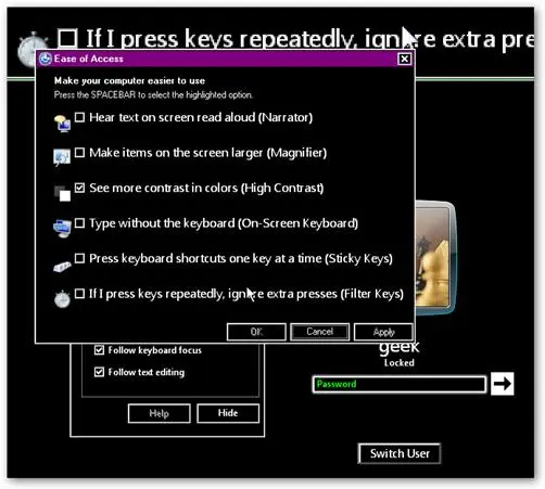 vista19910715_在Vista登录屏幕上禁用“轻松访问”按钮
